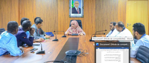وزيرة التربية تلتقي ممثلين عن أساتذة ولاية الحوض الشرقي