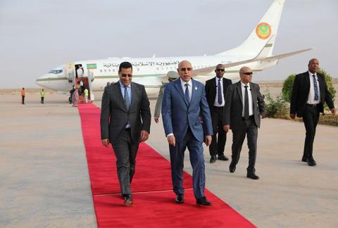 الرئيس غزواني يعود إلى نواكشوط قادما من السيراليون