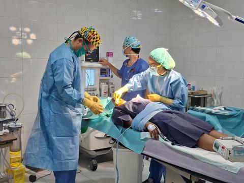 نواذيبو بعثة طبية اسبانية تجري 30 عملية جراحية مجانية