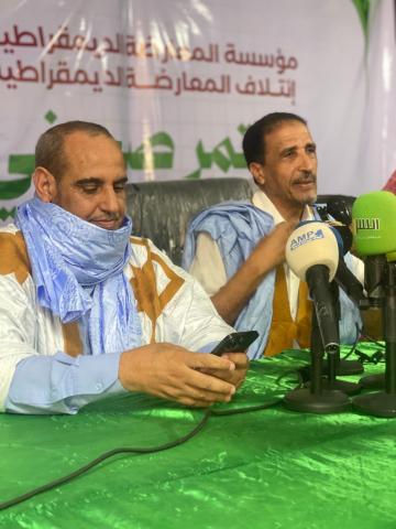 رئيس ائتلاف قوى المعارضة: لم نطرح قضية سجن عزيز على الرئيس الغزواني