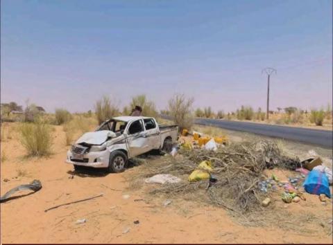 وفاة سيدة وإصابات في حادثي سير على طريق بوتلميت وطريق الأمل