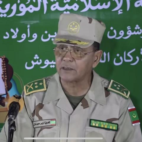 الجيش الموريتاني ينعى وفاة النقيب بمركز حفظ السلام والتدريب