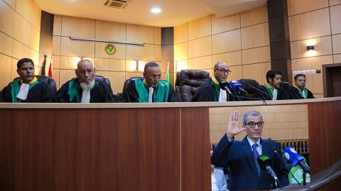 رئيس المجلس الوطني للتنظيم يؤدي اليمين القانونية