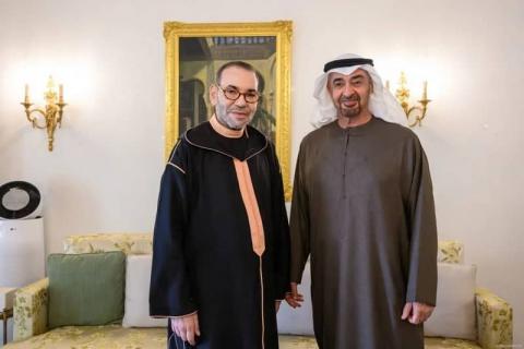 العاهل المغربي يستقبل الرئيس الإماراتي في الرباط لبحث القضايا والتحديات الدولية