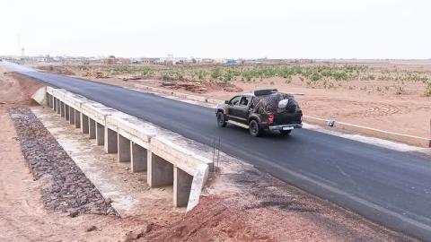 الإعلان عن اكتمال أشغال جسر تويجگجيت على طريق الأمل